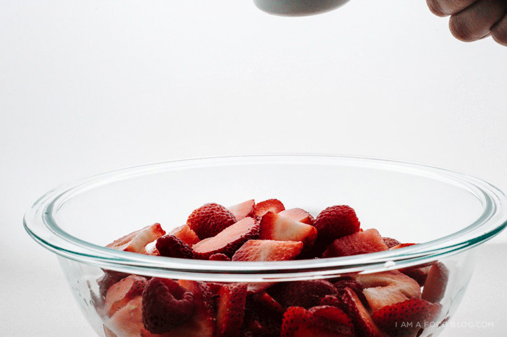 raspberry strawberry melon popsicle recipe - www.iamafoodblog.com