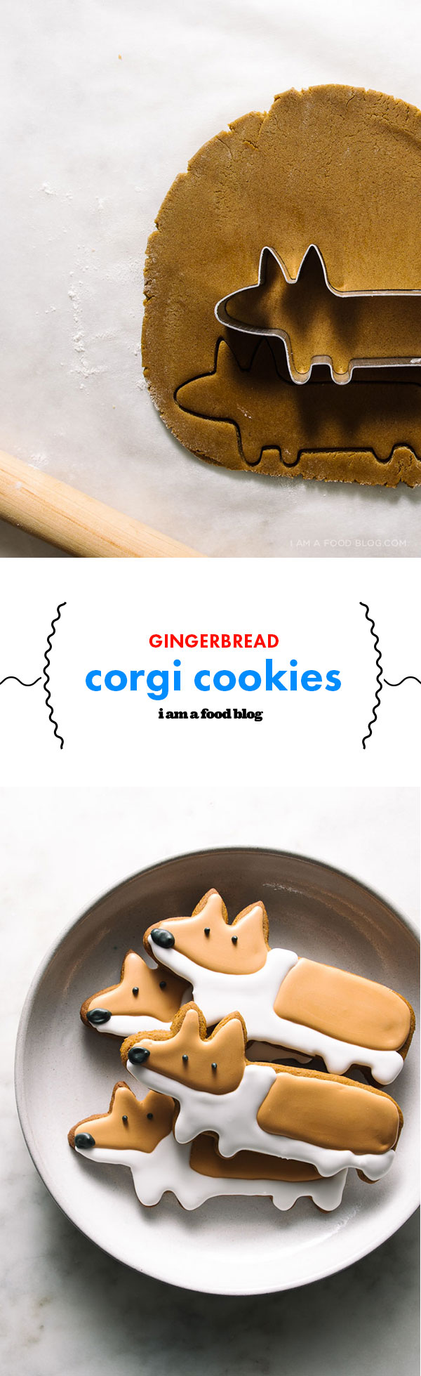 gingerbread corgi cookies | i am a food blog