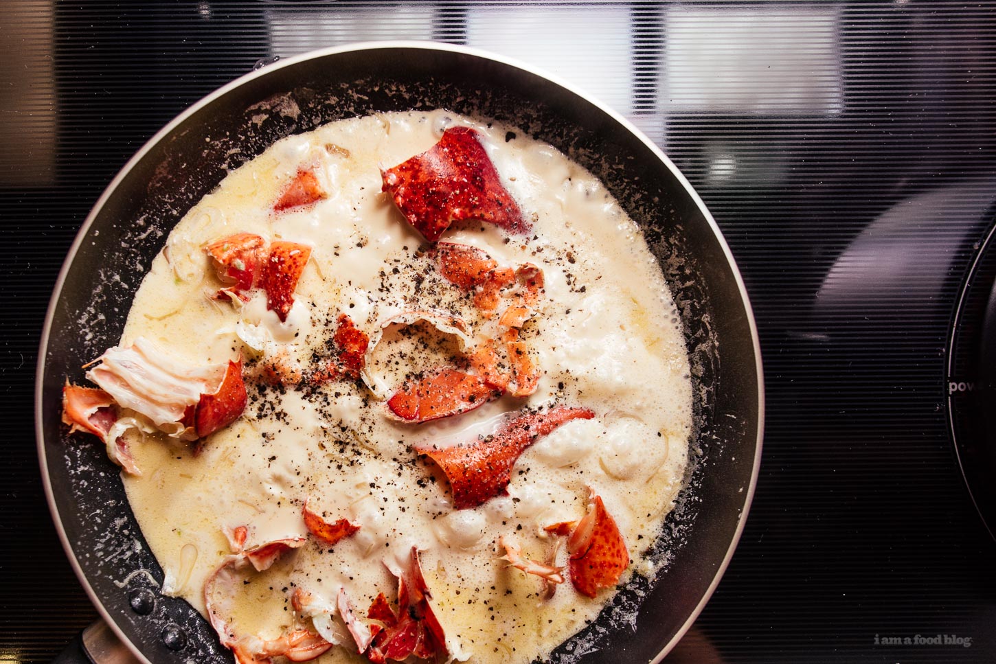 Creamy Lobster Pasta Recipe - www.iamafoodblog.com