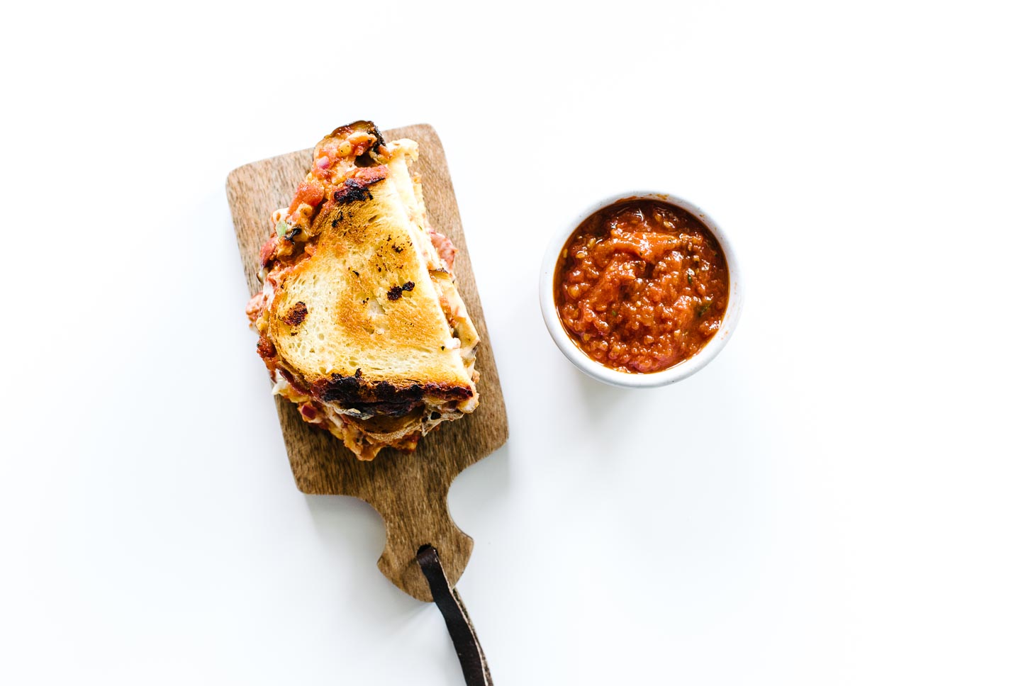 Pizza Grilled Cheese Recipe - www.iamafoodblog.com