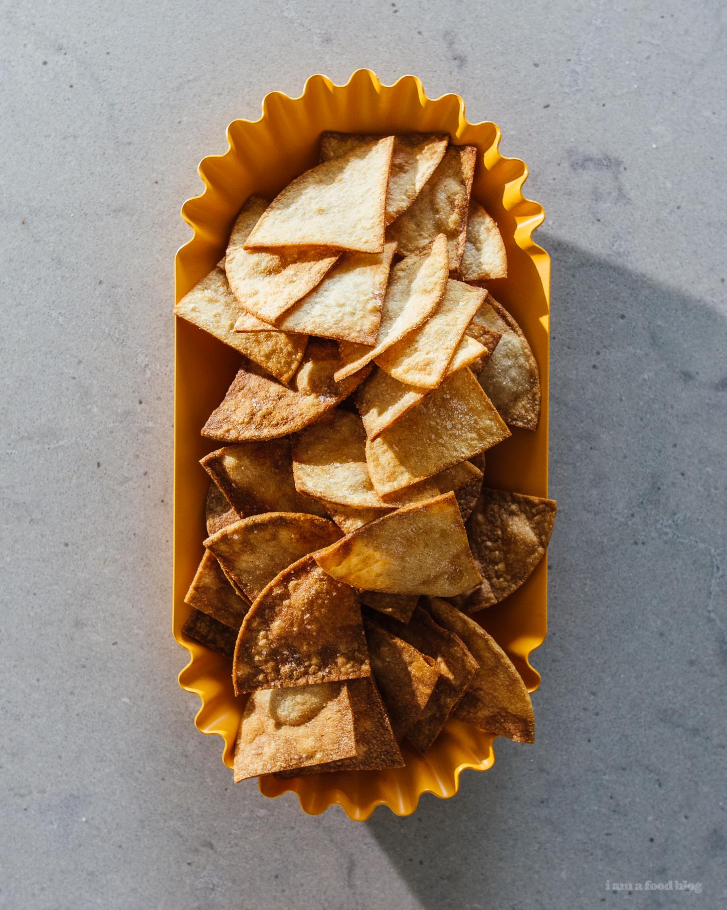 how to make homemade tortilla chips | www.iamafoodblog.com