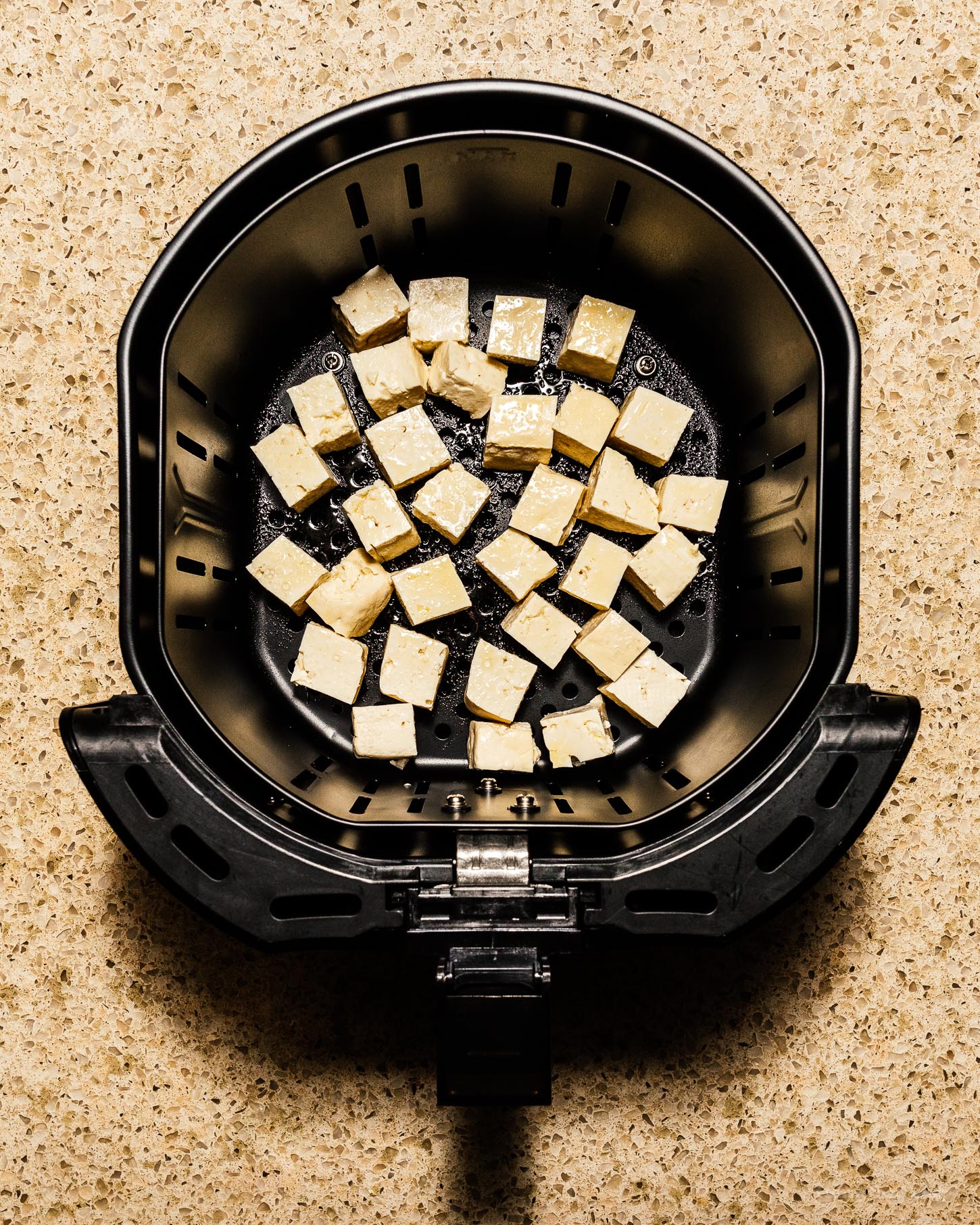 How to Make Crispy Air Fryer Tofu for Stir-Fries, Salads and Bowls | www.iamafoodblog.com