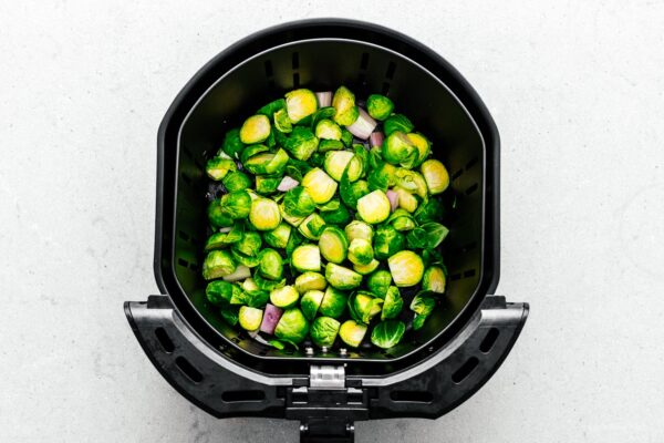 brussels sprouts in air fryer | www.iamafoodblog.com