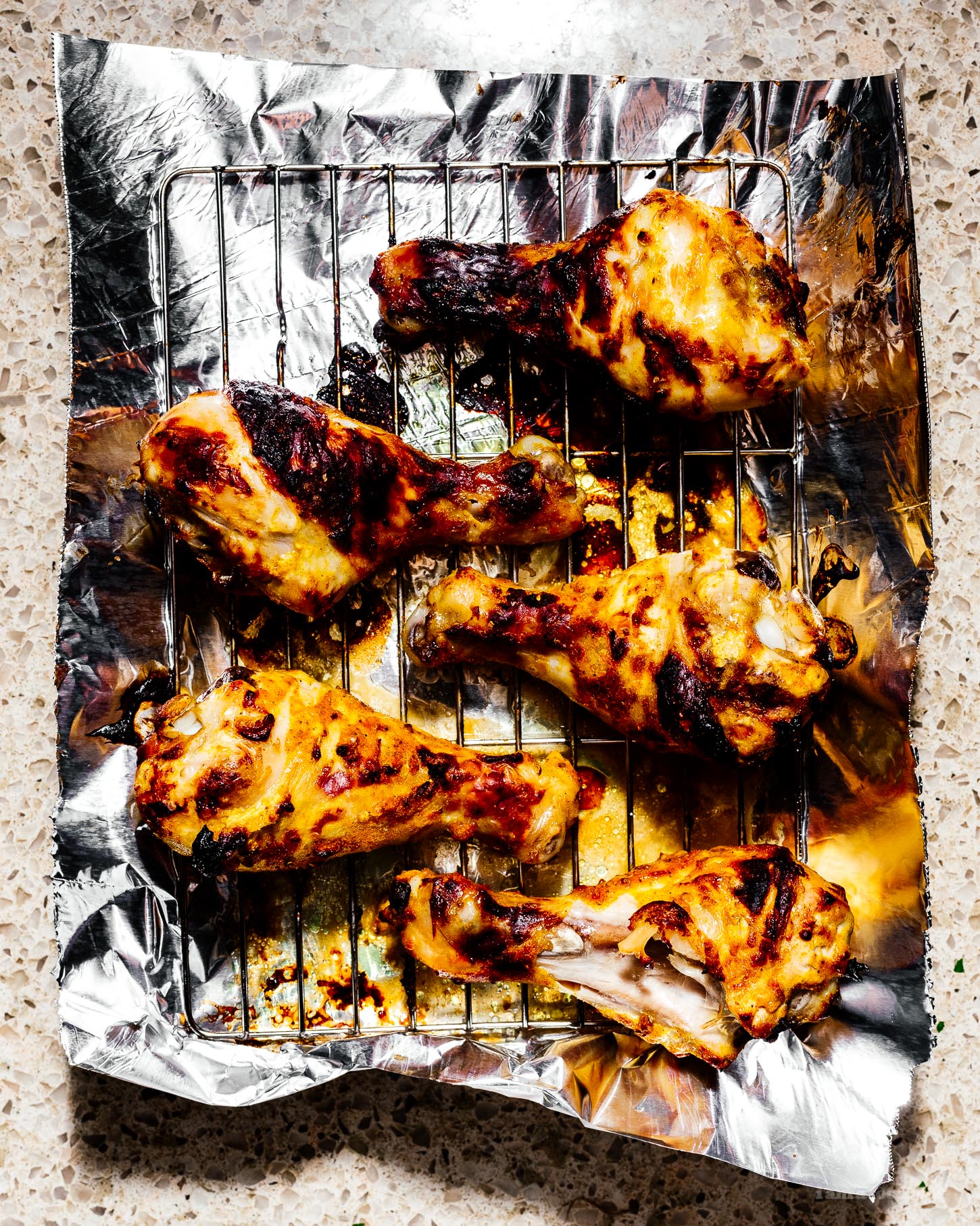 The Easiest 8 Ingredient Oven Broiled Tandoori Chicken Recipe | www.iamafoodblog.com