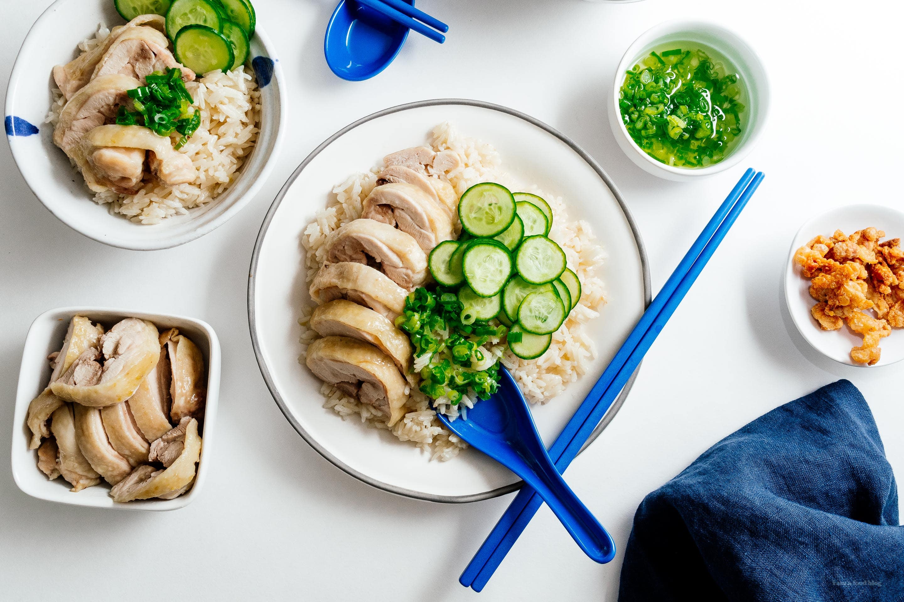 Hainanese Chicken Rice: The Easiest One Pot Chicken and Rice Recipe