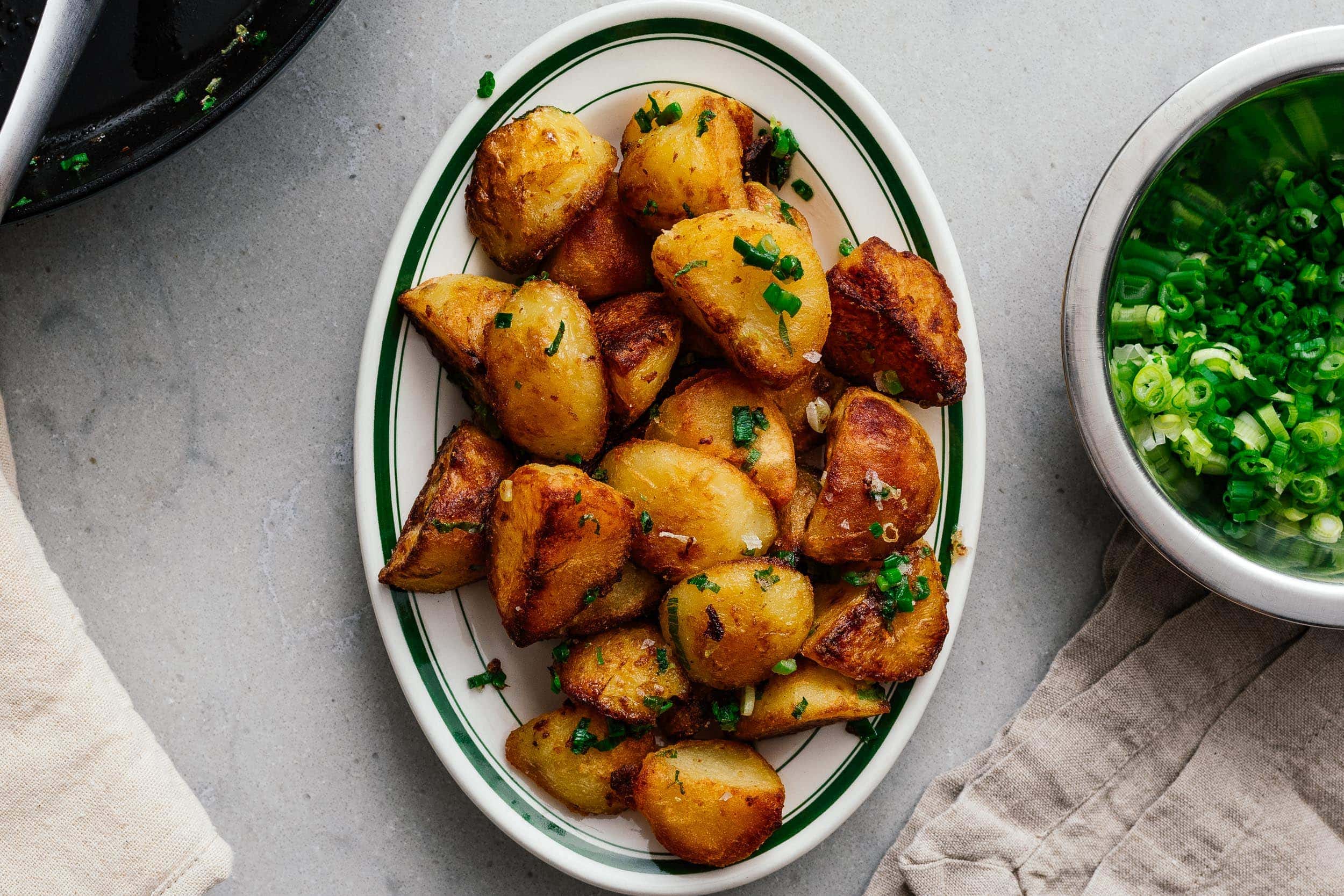 The crispiest, easiest roasted potatoes