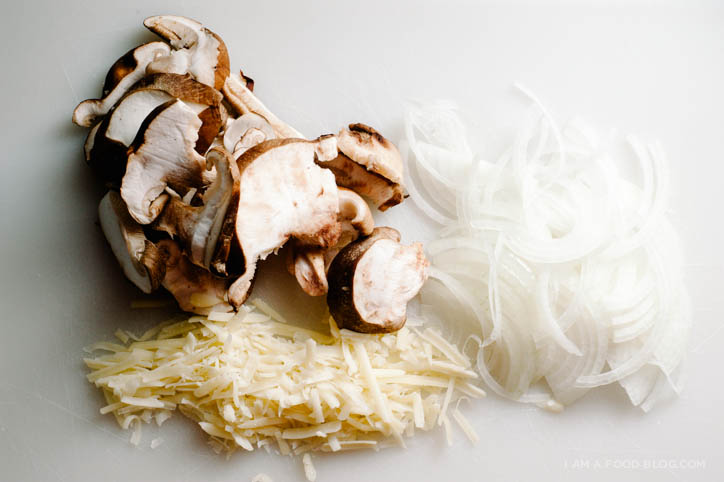 mushroom onion tart recipe - www.iamafoodblog.com