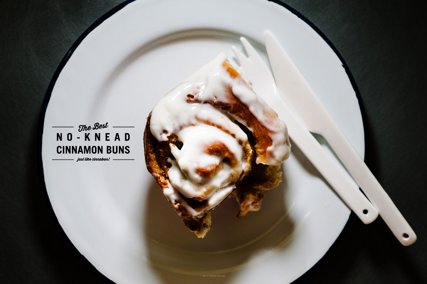 the best no-knead cinnamon bun recipe - www.iamafoodblog.com