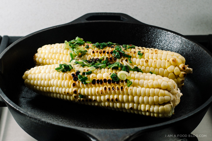 grilled corn recipe - www.iamafoodblog.com
