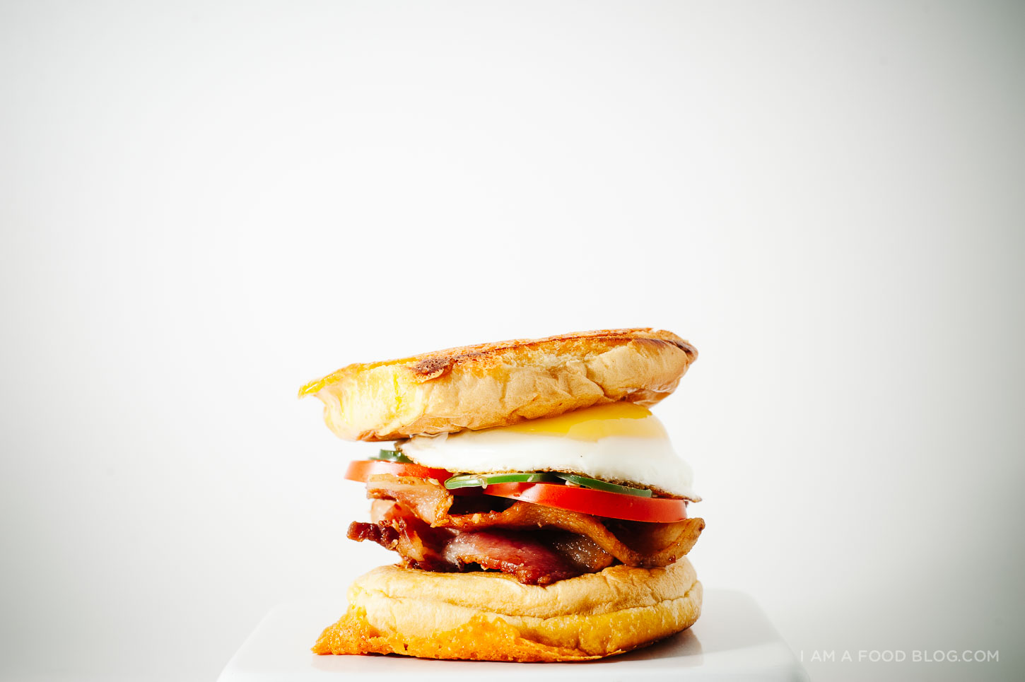 breakfast grilled cheese recipe - www.iamafoodblog.com