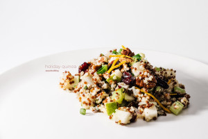 sweet side dish: christmas quinoa salad recipe - www.iamafoodblog.com
