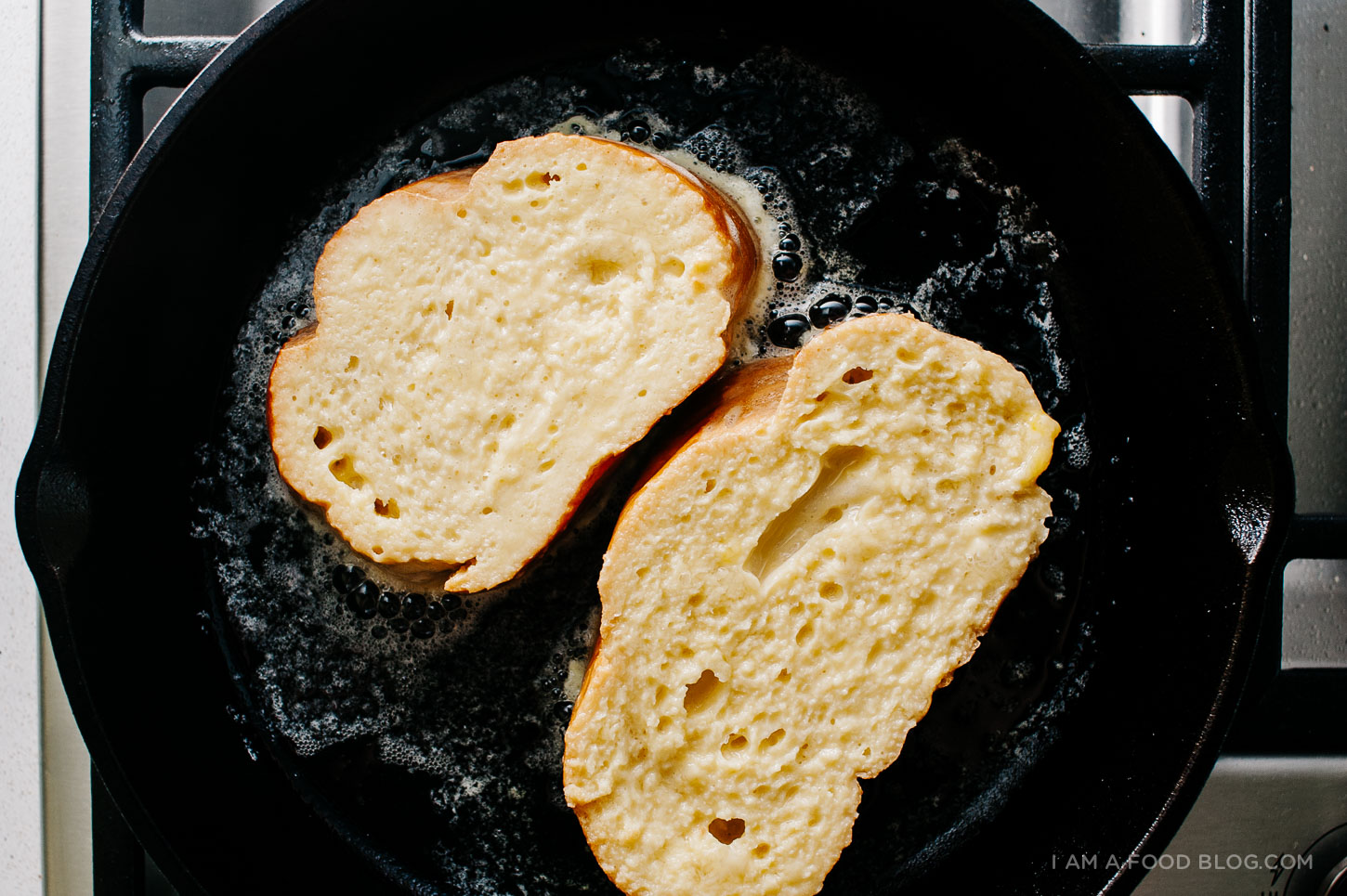 recette de pain perdu coco tres leches - www.iamafoodblog.com