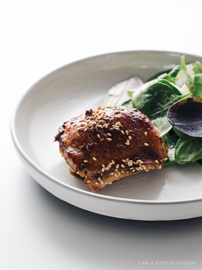 easy oven baked sesame chicken recipe - www.iamafoodblog.com