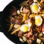 bacon and egg breakfast poutine - www.iamafoodblog.com