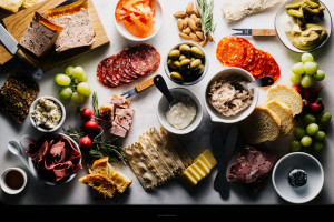 meat and cheese board - www.iamafoodblog.com
