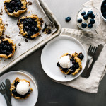 mini blueberry galettes recipe - www.iamafoodblog.com