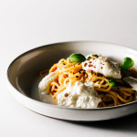 one pot tomato basil burrata pasta recipe - www.iamafoodblog.com