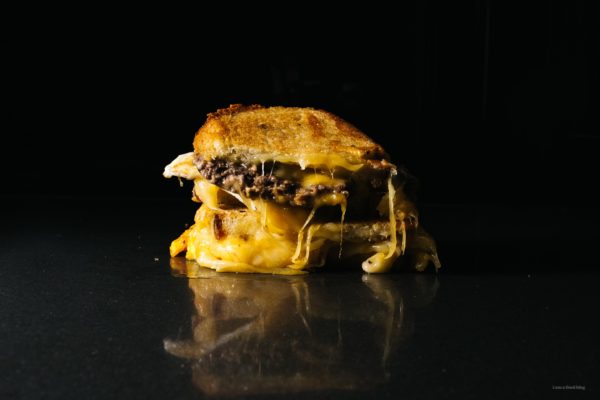 cheeseburger and egg grilled cheese - www.iamafoodblog.com