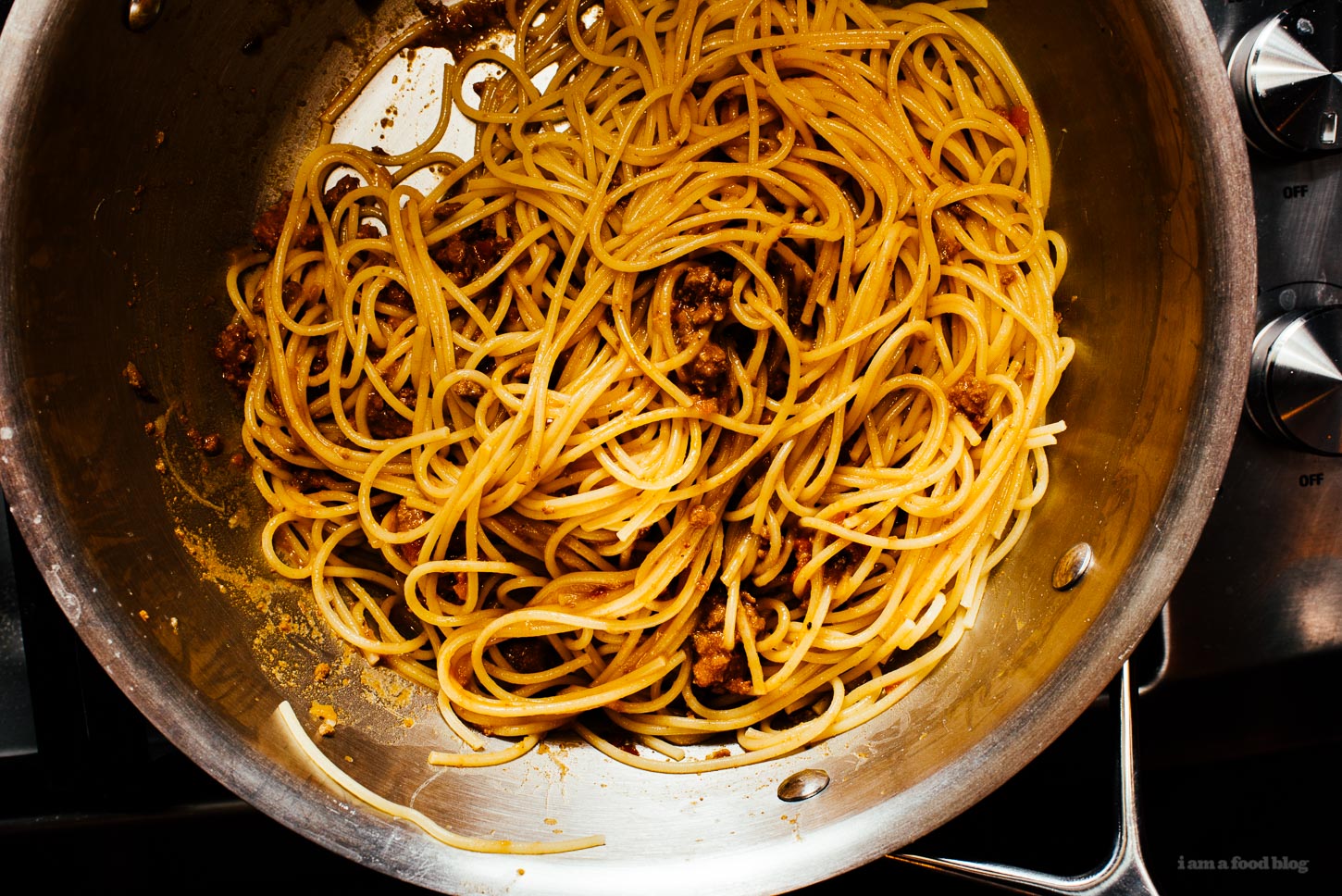 Cheesy Baked Spaghetti Recipe - www.iamafoodblog.com