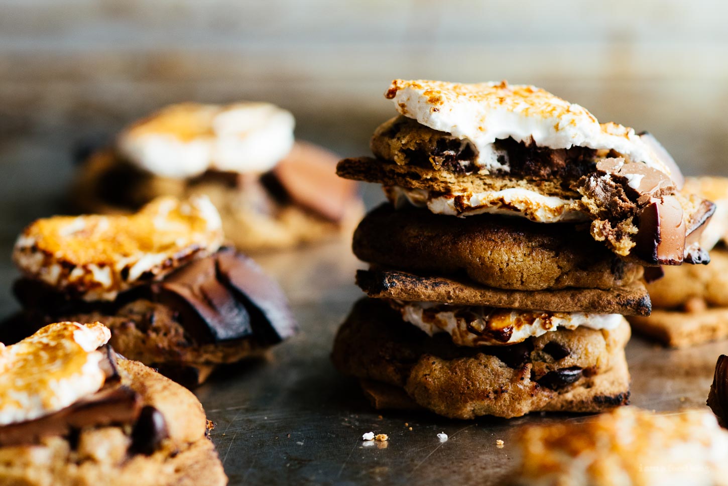S'More Life: Chocolate Chip Cookie S'mores Recipe - www.iamafoodblog.com