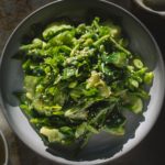miso smashed cucumber and green bean salad - www.iamafoodblog.com