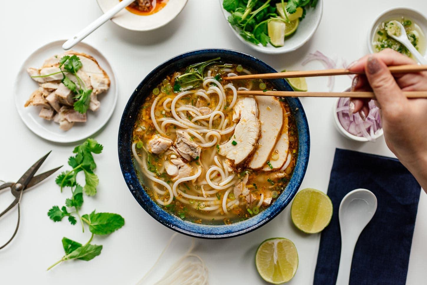 Hue Style Spicy Turkey Noodle Soup Recipe | www.iamafoodblog.com