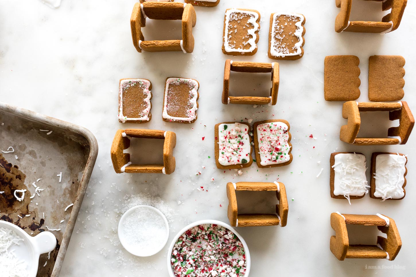 Tiny Gingerbread Cake Houses — ButterYum — a tasty little food blog