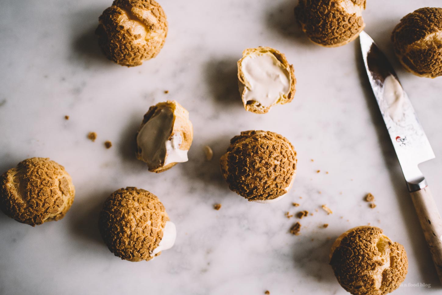whiskey cookie cream puffs | i am a food blog