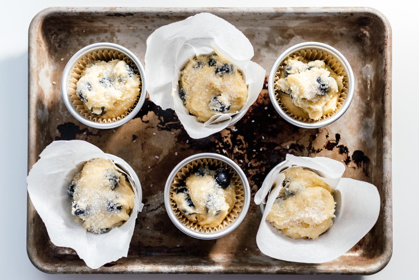 unbaked blueberry muffins | www.iamafoodblog.com