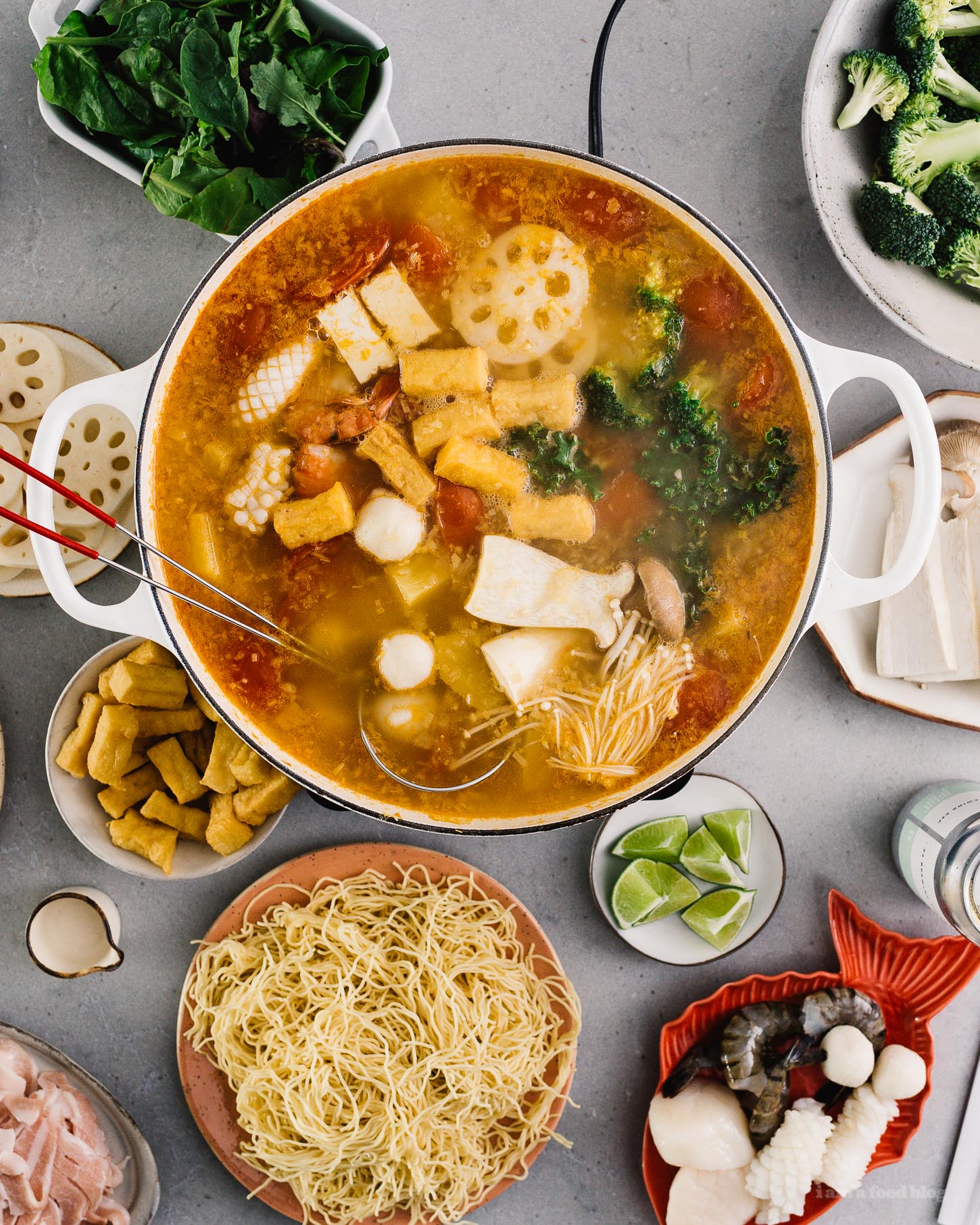 Sweet and Sour Vietnamese Hot Pot Recipe | www.iamafoodblog.com