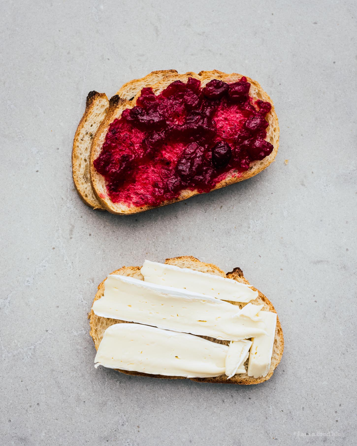 Cranberry and Brie Grilled Cheese | www.iamafoodblog.com