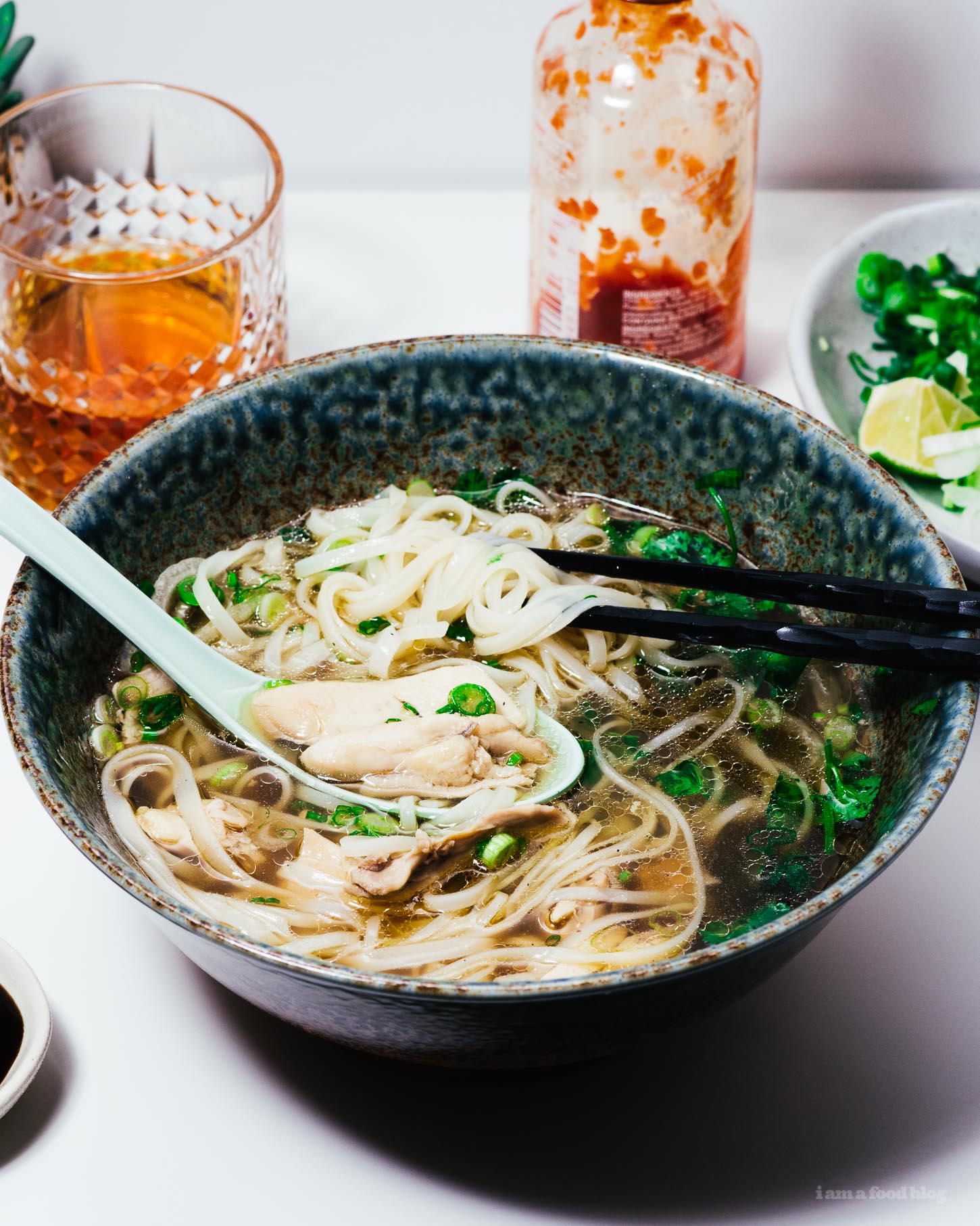 Authentic Instant Pot Chicken Pho Recipe | www.iamafoodblog.com