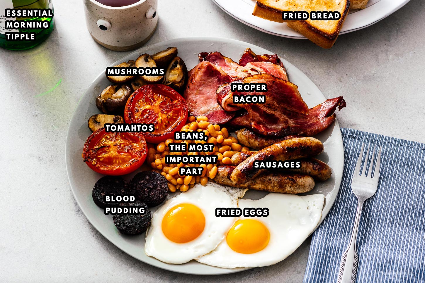 Cómo preparar un desayuno inglés completo |  www.iamafoodblog.com