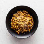 crispy cacio e pepe chickpeas | i am a food blog