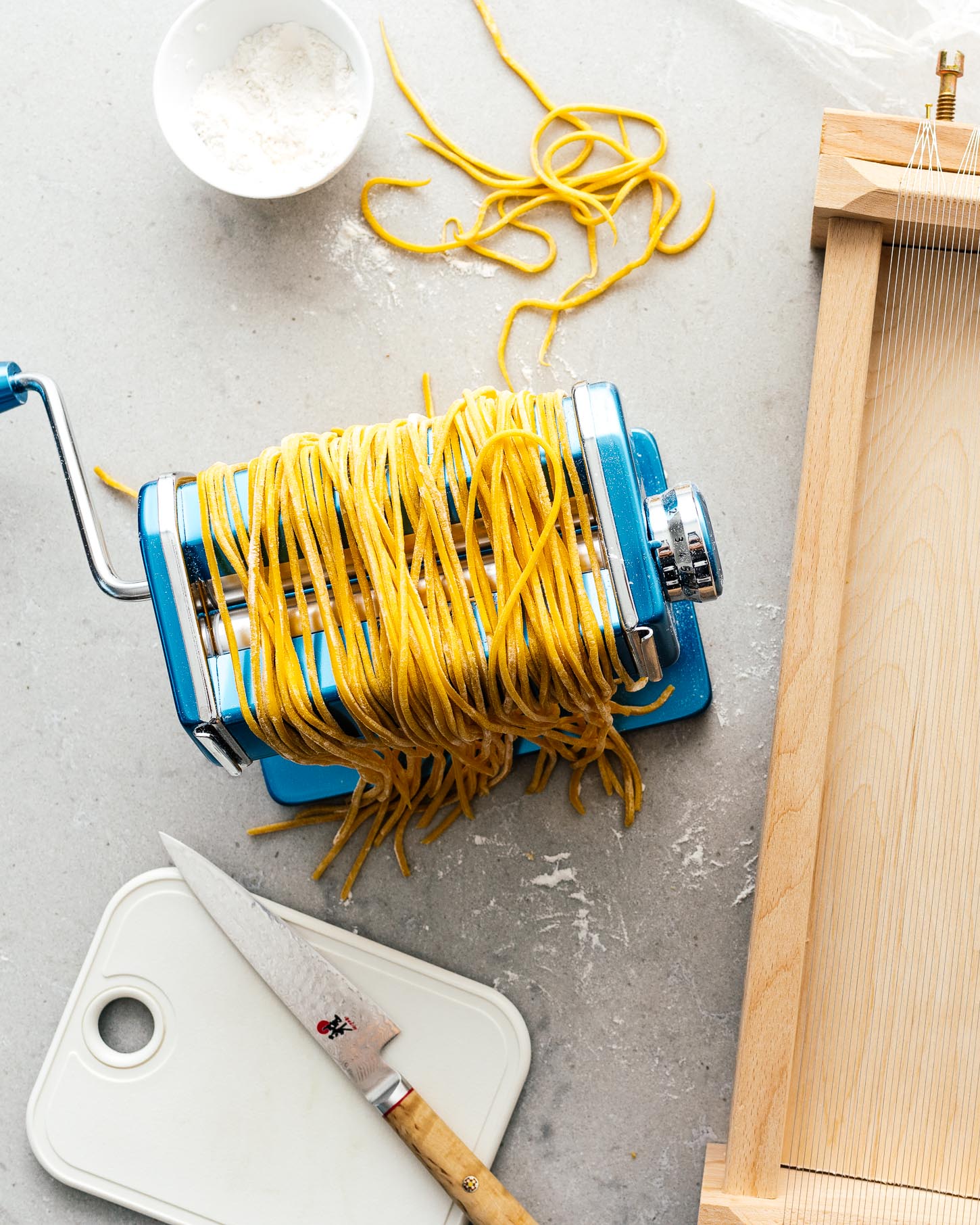 How to Make Spaghetti alla Chitarra | www.iamafoodblog.com