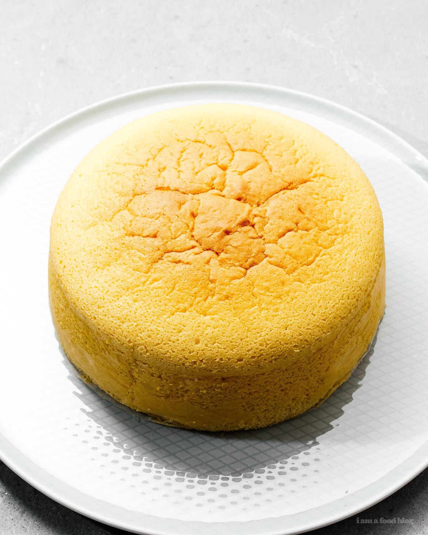 Receta de pastel de queso japonés en lotes pequeños |  www.iamafoodblog.com