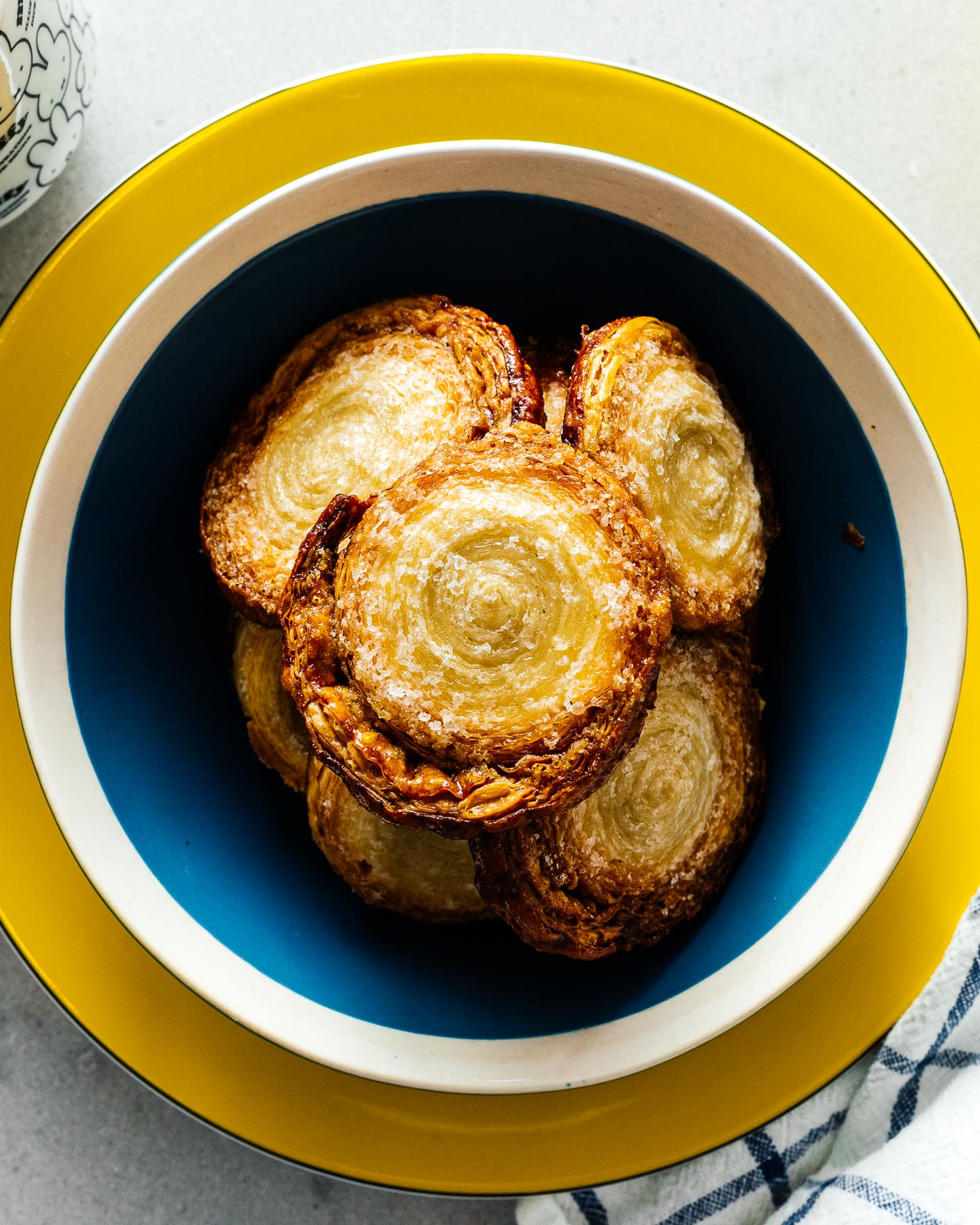 Super Easy 2 Ingredient Small Batch Caramelized Palmier Pinwheels | www.iamafoodblog.com