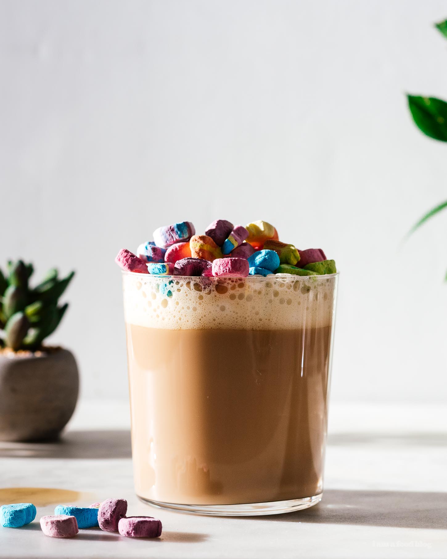 How to Make a Lucky Charms Cereal Milk Latte | www.iamafoodblog.com