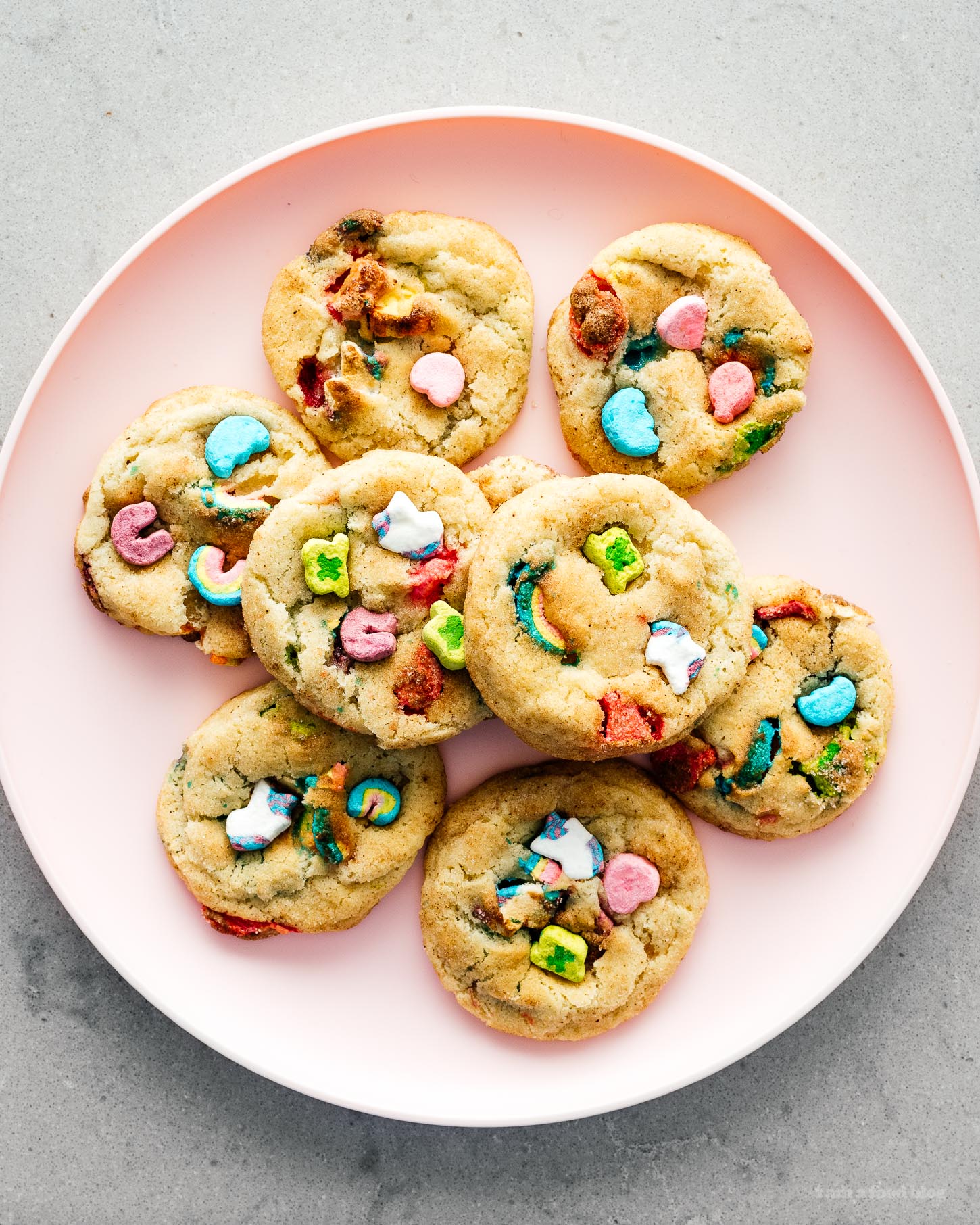 Snickerdoodle Lucky Charms Cookies | www.iamafoodblog.com