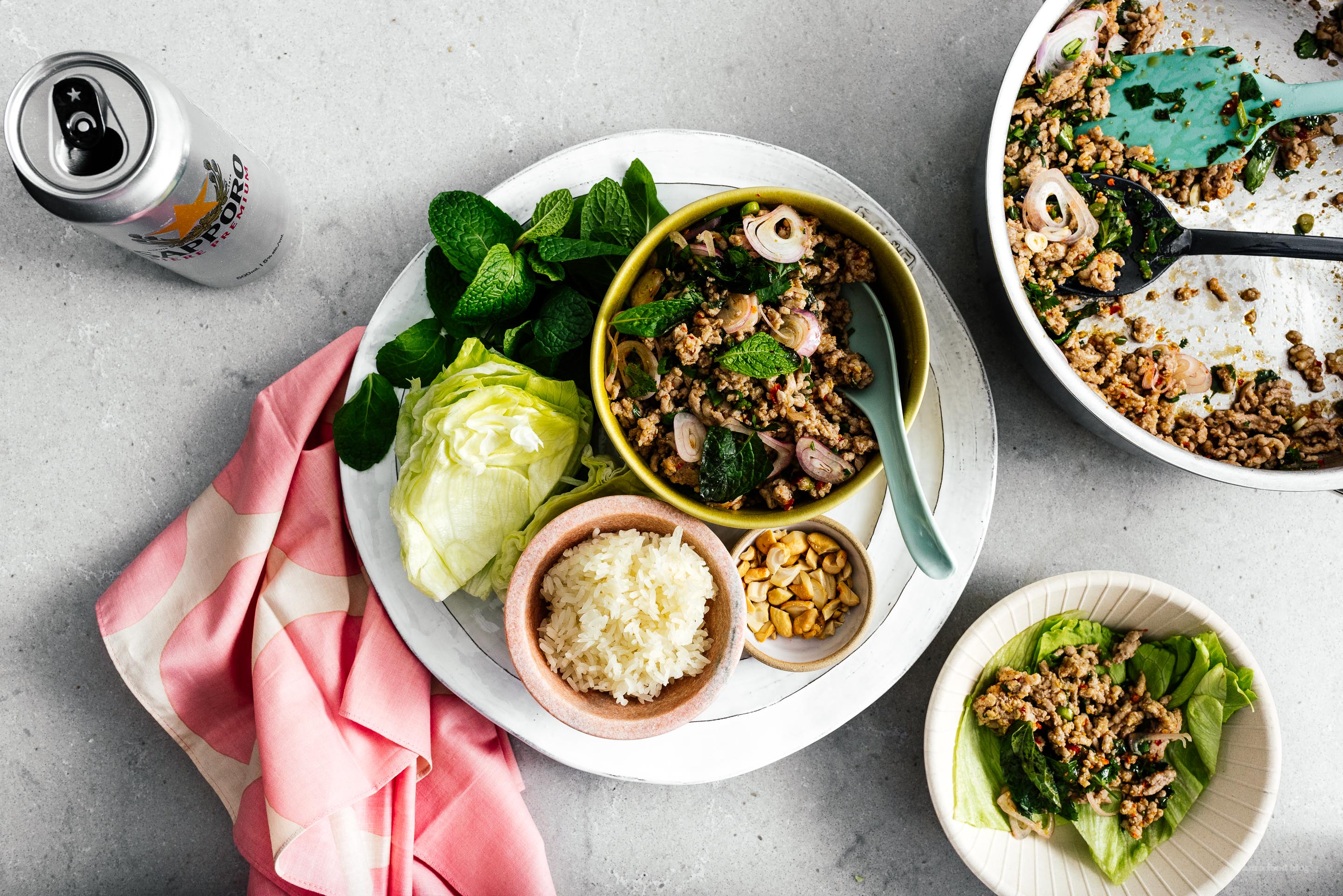 Larb Moo Pork Larb Recipe Thai Pork Salad I Am A Food Blog I Am A Food Blog