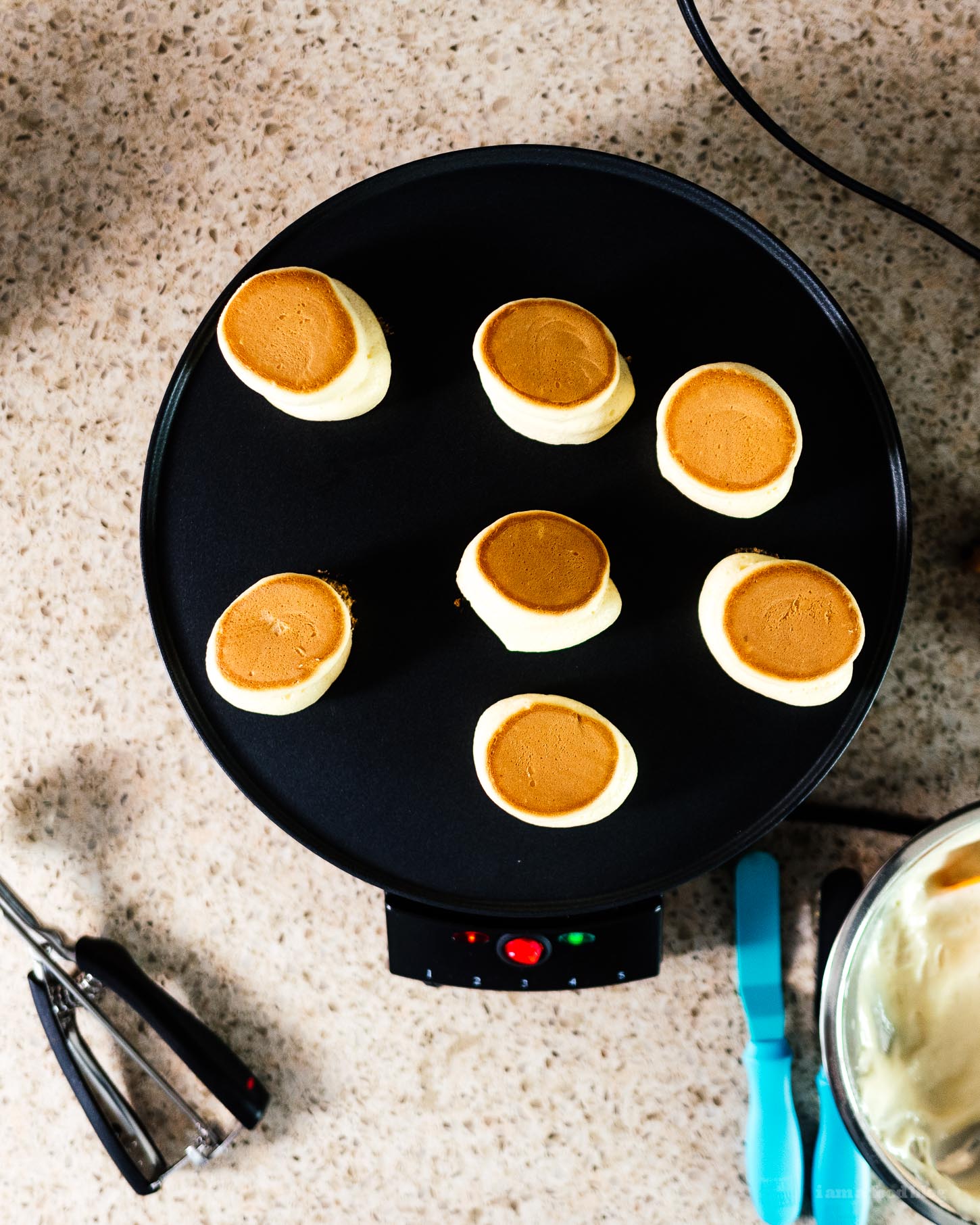 Mile High Mini Japanese Soufflé Pancakes Recipe | www.iamafoodblog.com