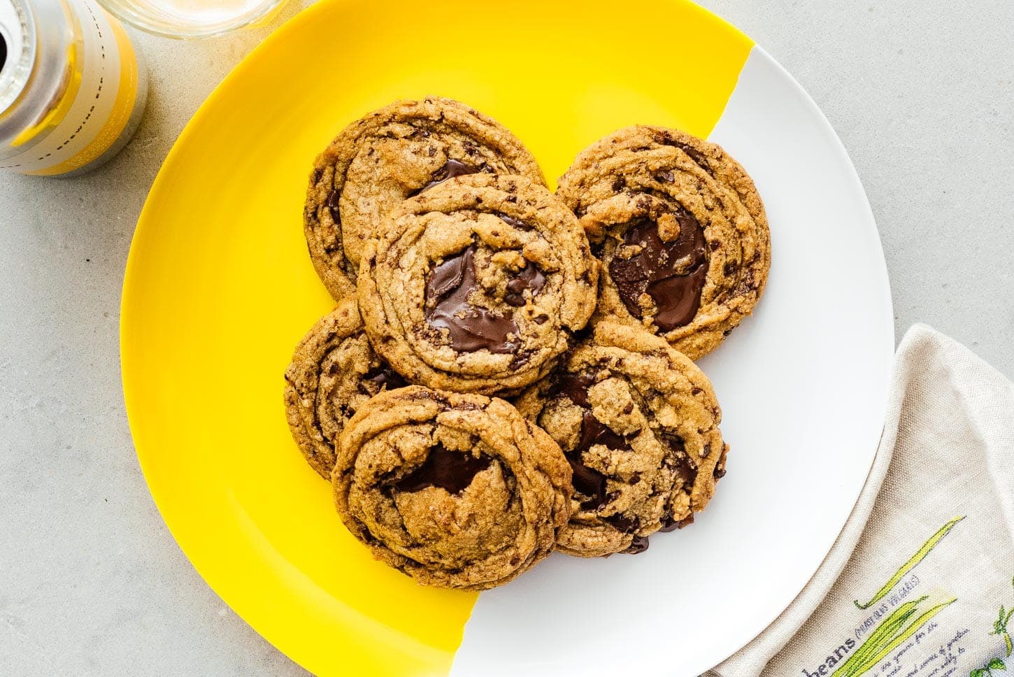 extra ripply brown butter chocolate chip cookies | www.iamafoodblog.com