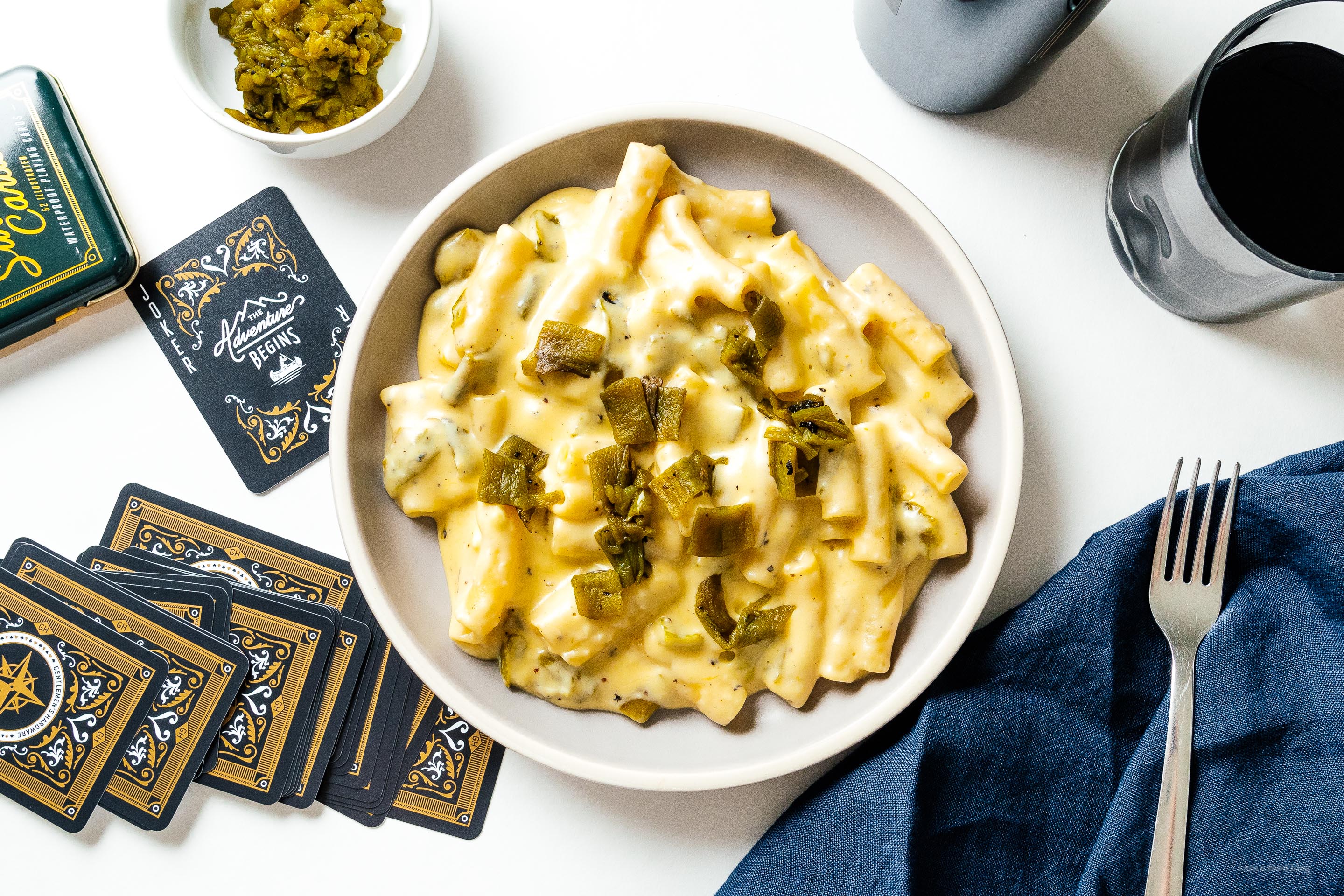 Creamy Spicy Hatch Green Chile Mac and Cheese | www.iamafoodblog.com