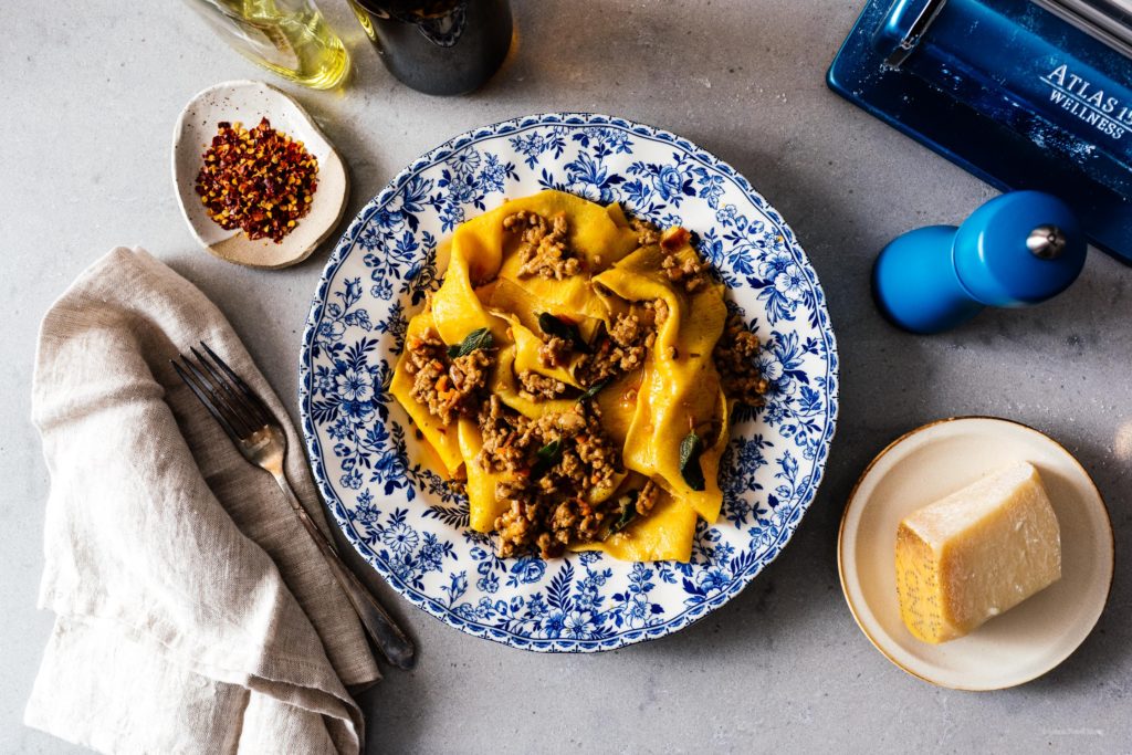 This easy ragu bolognese is perfect for weeknights. Your house will smell like the best Italian kitchens as all the stress from the day just falls away.