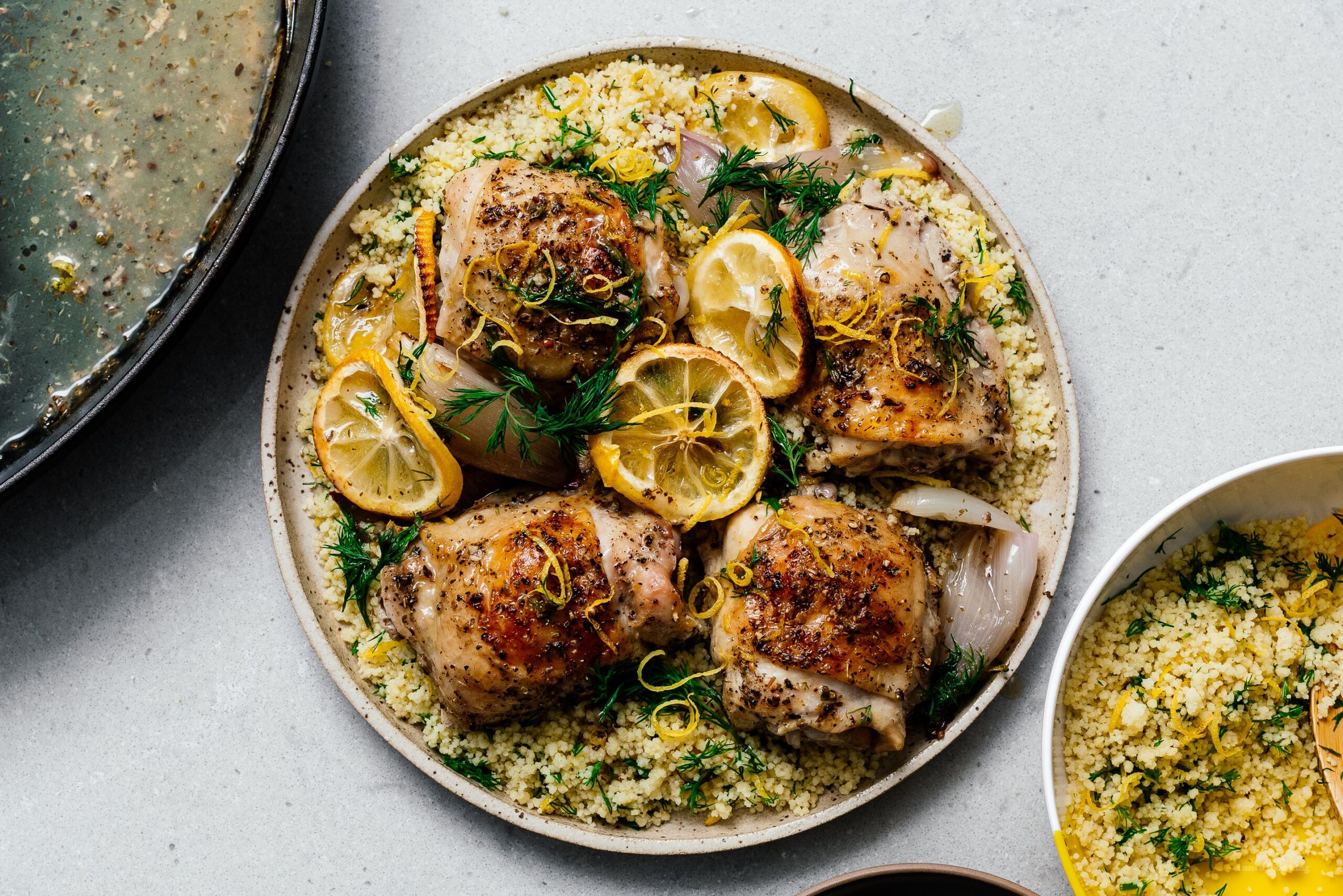 Lemon Pepper Chicken with Cous Cous | www.iamafoodblog.com