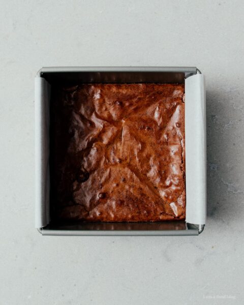 Super Chocolatey Extra Small Batch Brownies | www.iamafoodblog.com