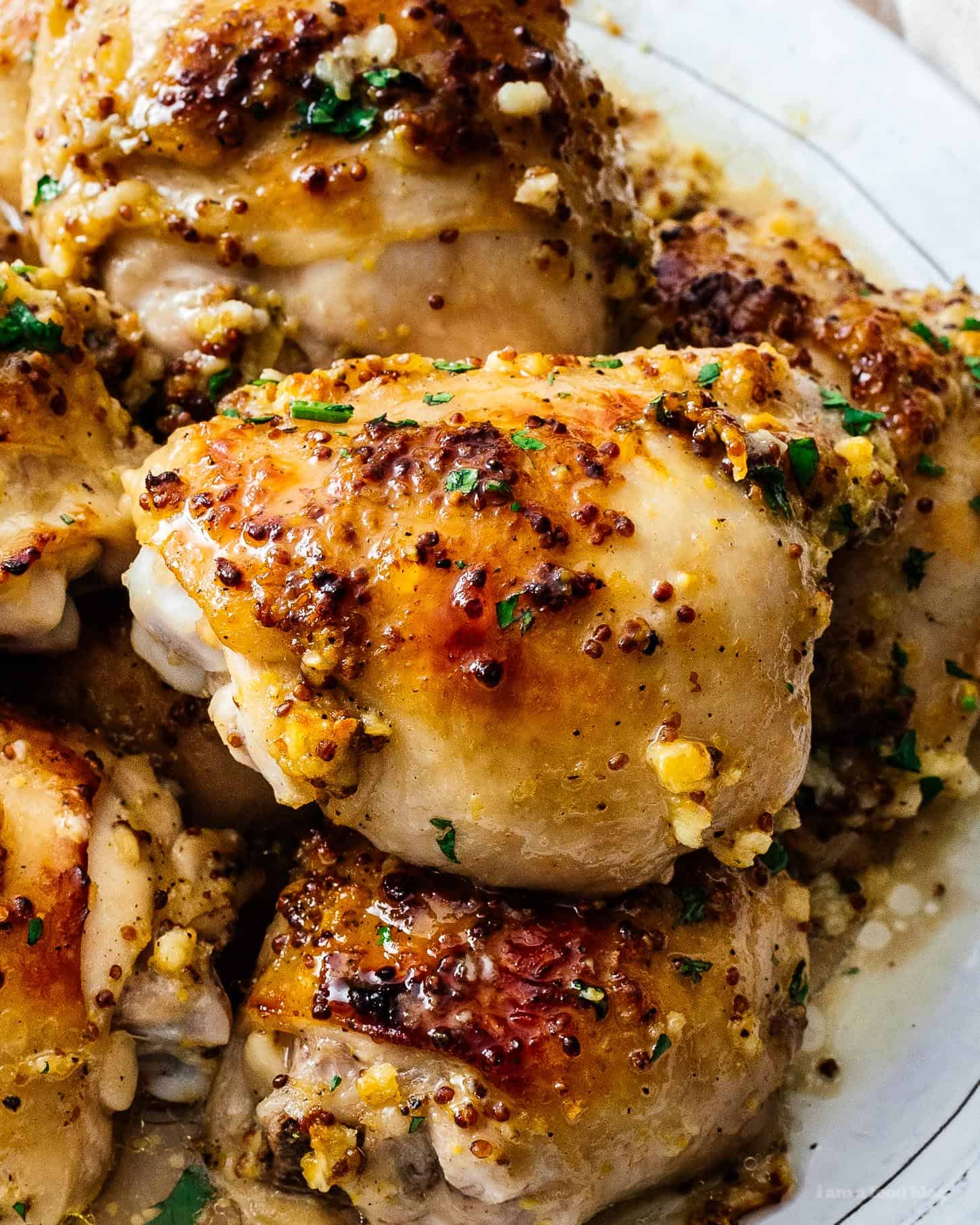 baked chicken thighs | www.iamafoodblog.com