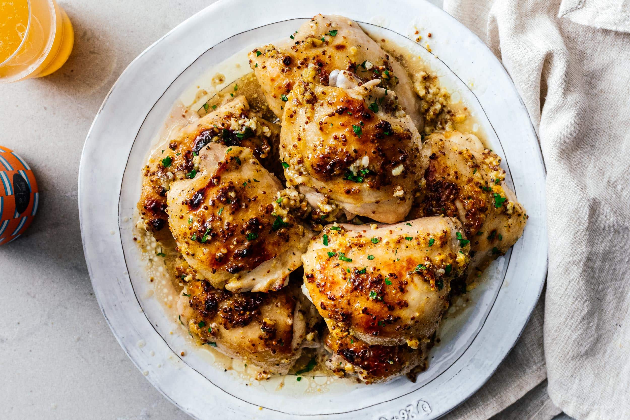 The Juiciest Baked Chicken Thighs | www.iamafoodblog.com
