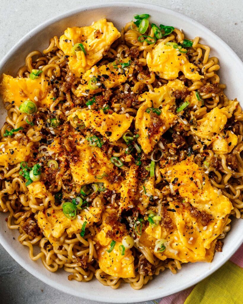 Tiktok Ramen: Instant Noodles w/Egg, Butter, and Garlic · i am a food blog