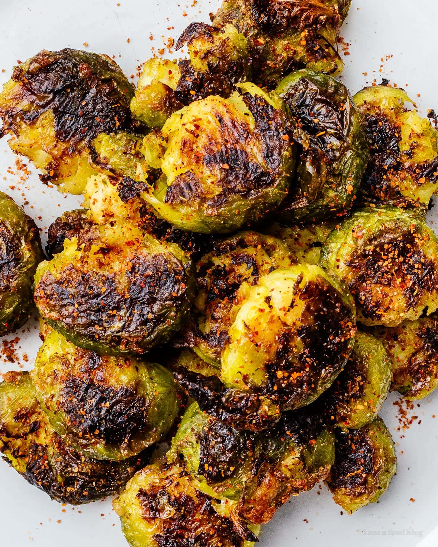 smashed brussel sprouts | www.iamafoodblog.com